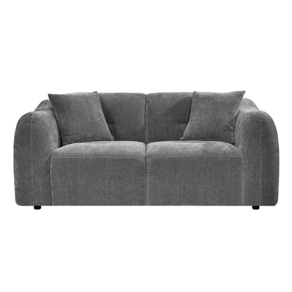 SOFA SET 2PCS JUNOA HM10819.01 GREY FABRIC