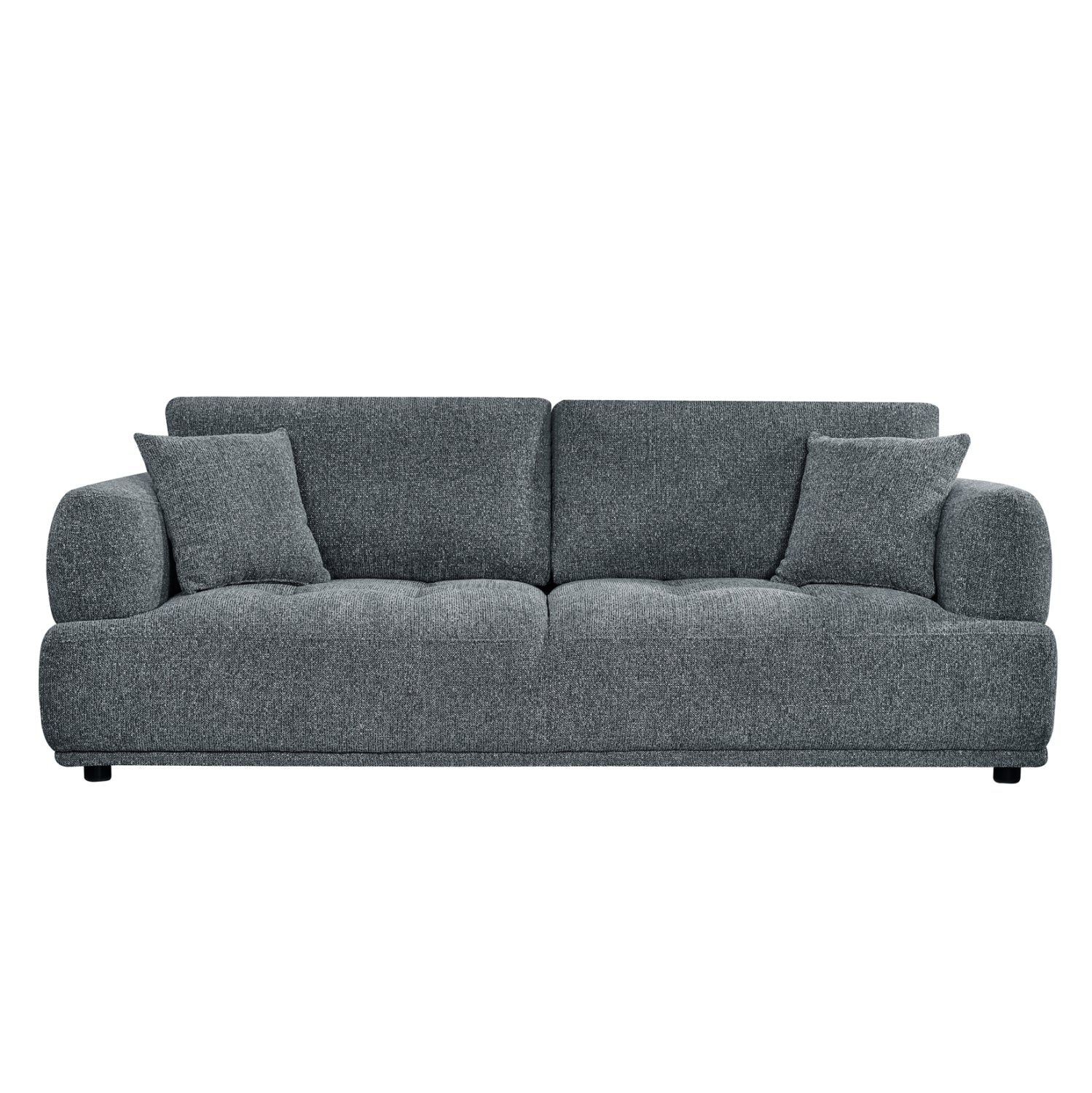 SOFA SET 2-SEATER & 3-SEATER STRUCTO ΗΜ10817.01 GREY FABRIC