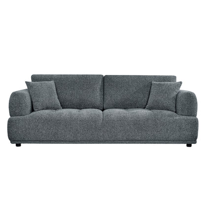 SOFA SET 2-SEATER & 3-SEATER STRUCTO ΗΜ10817.01 GREY FABRIC