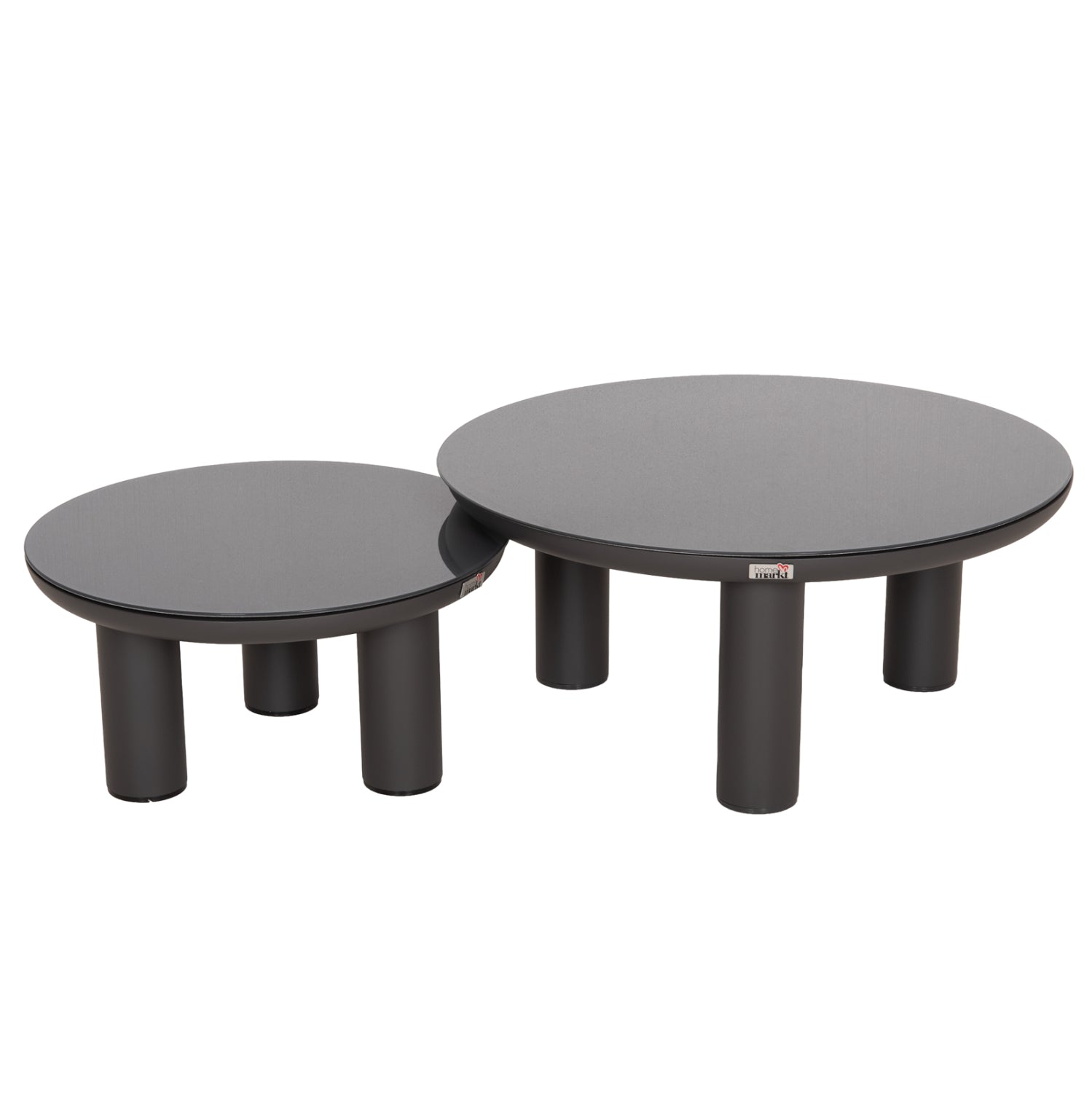 OUTDOOR LOUNGE SET 5PCS STREAM HM6426.01 DARK GREY ALUMINUM-STRAP ROPE- OLEFIN FABRIC