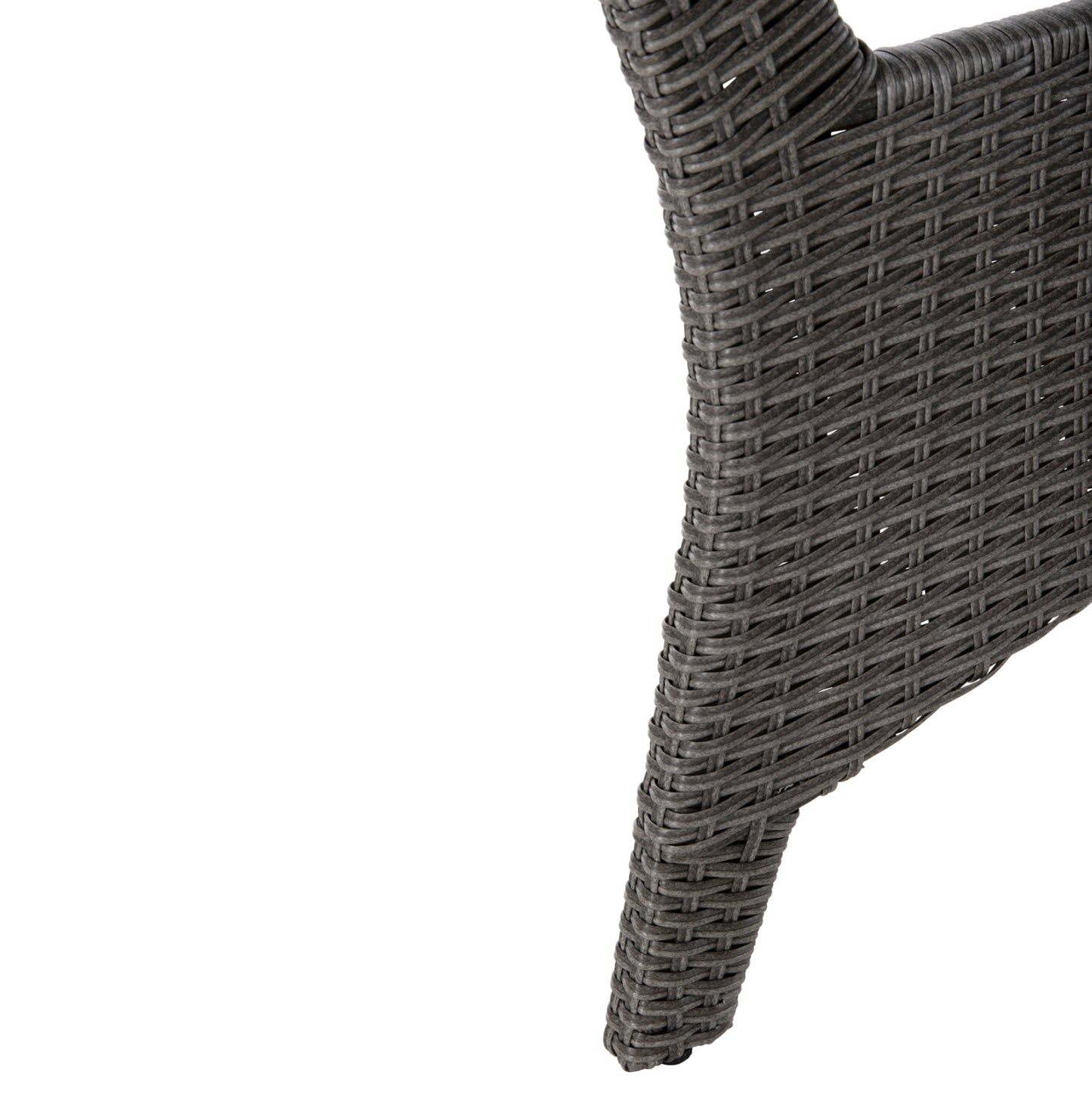 OUTDOOR LOUNGE SET CORNER SOFA&TABLE CARSON HM6078.01 GREY SYNTHETIC RATTAN-CUSHIONS-PS WOOD