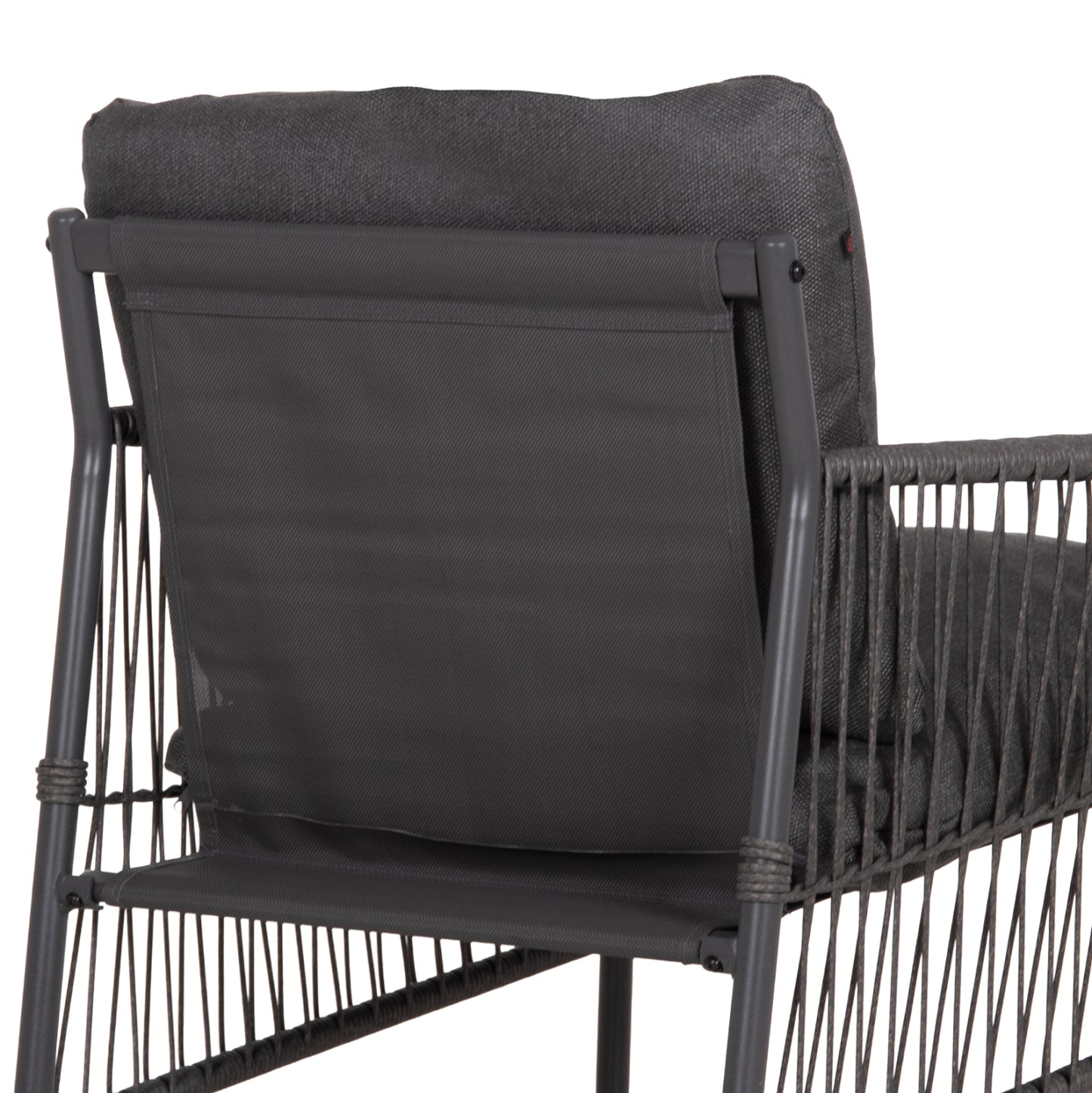 OUTDOOR LOUNGE SET 4-SEAT DEANDRA HM6507.01 METAL & CUSHIONS IN GREY