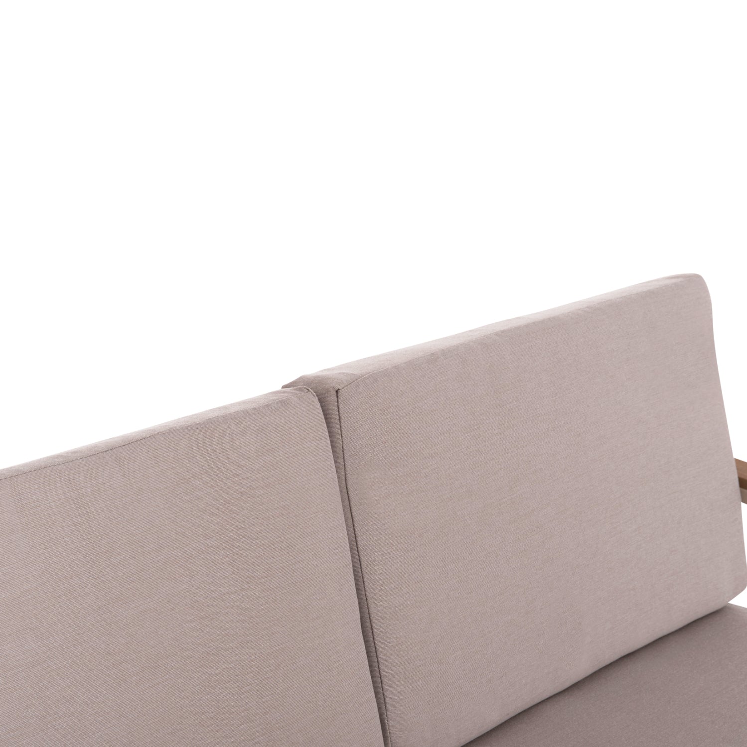 OUTDOOR LOUNGE SET 4PCS SAFIN HM6278.04 ALUMINUM IN CAPPUCCINO--POLYWOOD--OLEFIN FABRIC IN BEIGE