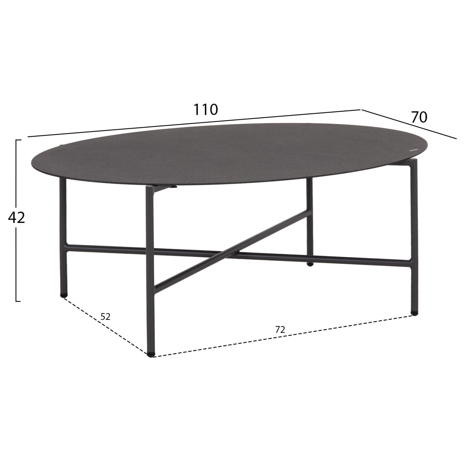 OUTDOOR LOUNGE SET 5-SEAT ELOWEN HM6508.01 ALUMINUM-ROPE-CUSHIONS---GREY
