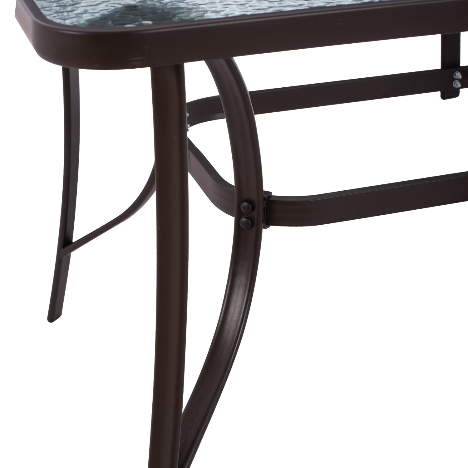Set dining table 7 pieces 1 Table & 6 chairs Brown HM5119.02