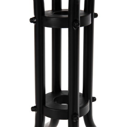 OUTDOOR DINING SET 3PCS FIGO HM10730.03-- 2 METAL CHAIRS & SQUARE TABLE 60x60cm BLACK