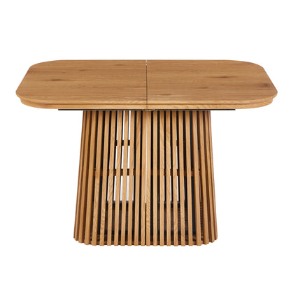 DINING SET 5PCS EXTENDABLE VERLO HM12106.03 MDF--FABRIC IN TAUPE