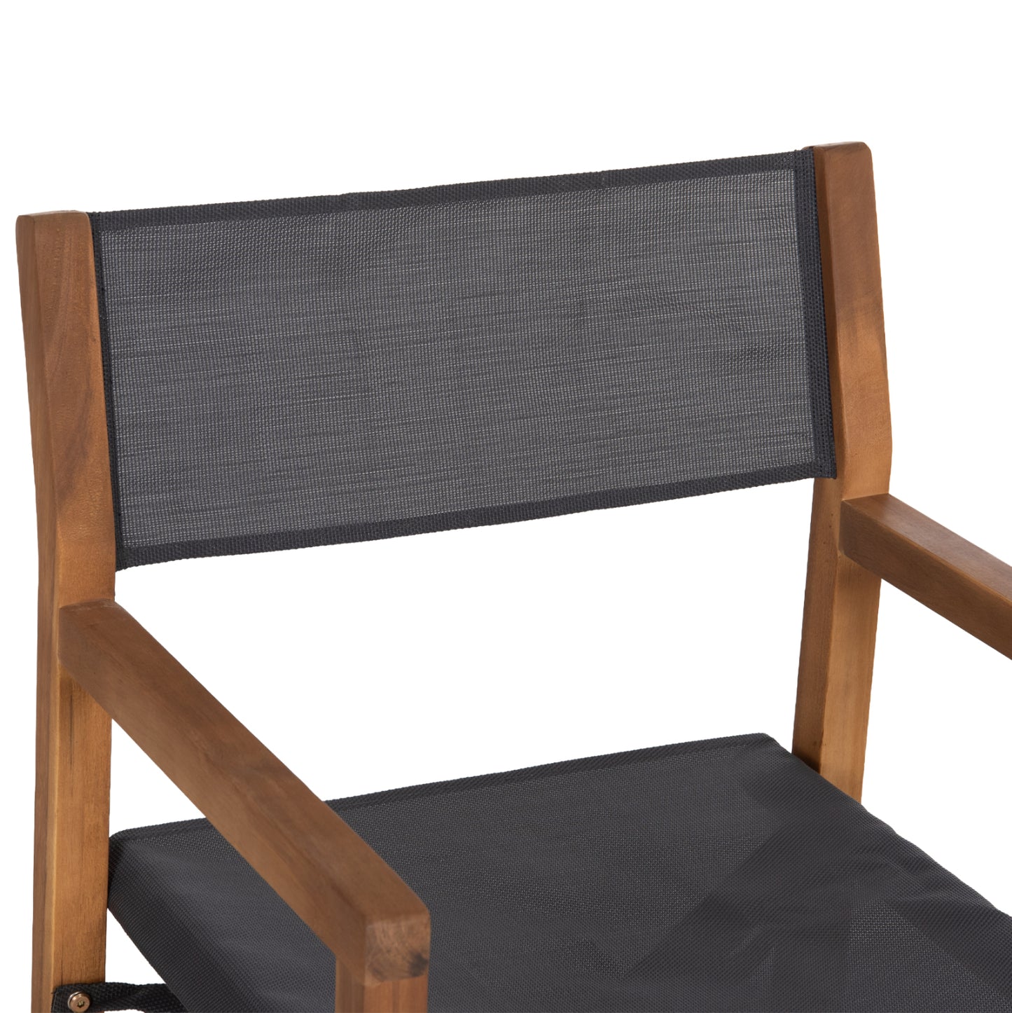 OUTDOOR DINING SET 5PCS SOUL HM10985.01 ACACIA WOOD--GREY TEXTILENE