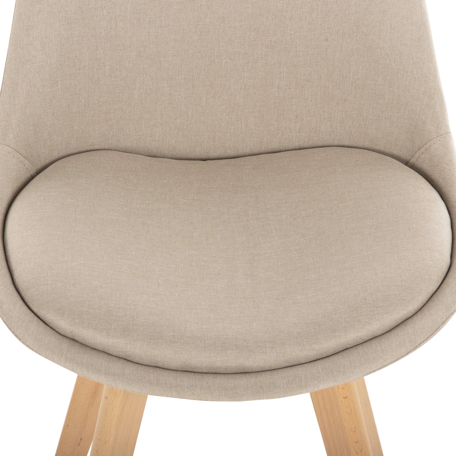 DINING SET 5PCS PALOMA HM10382 MDF TOP IN SONAMA--DINING CHAIRS IN BEIGE