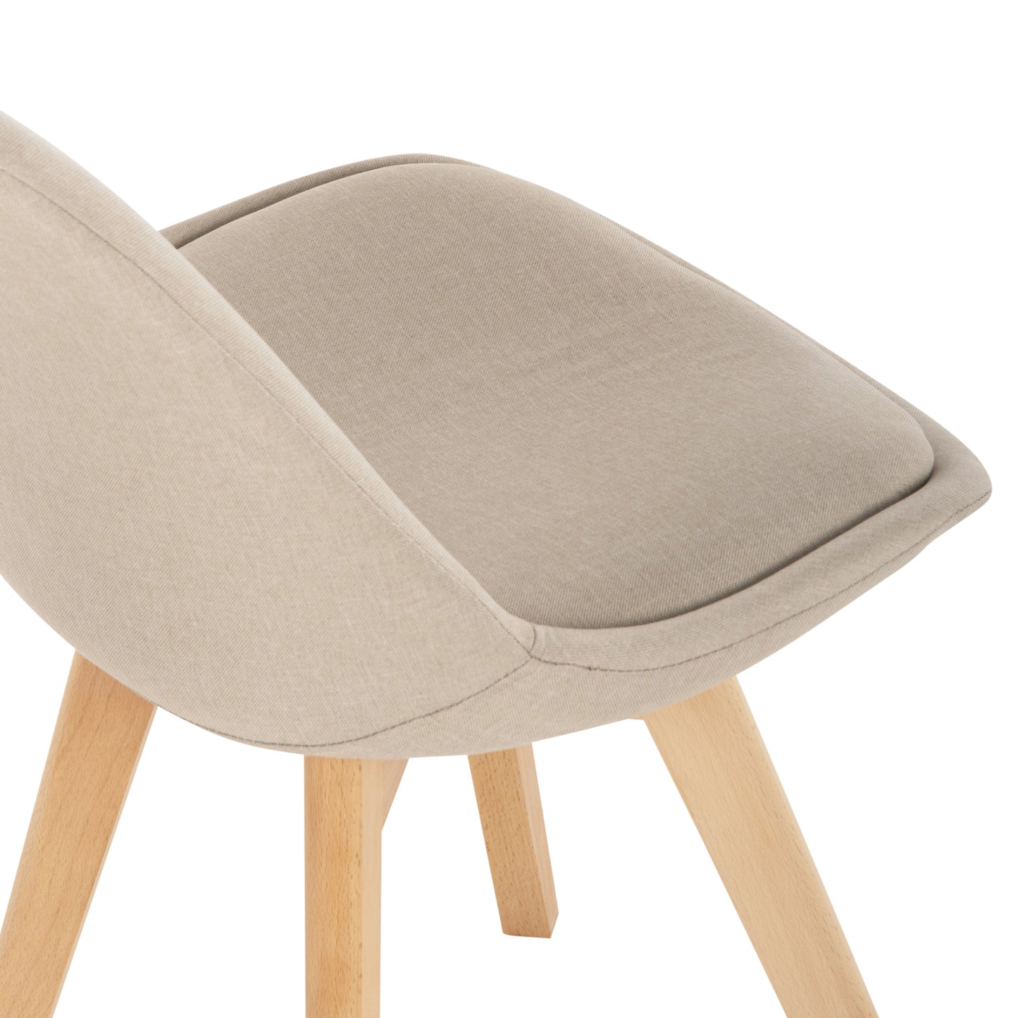 DINING SET 5PCS PALOMA HM10382 MDF TOP IN SONAMA--DINING CHAIRS IN BEIGE