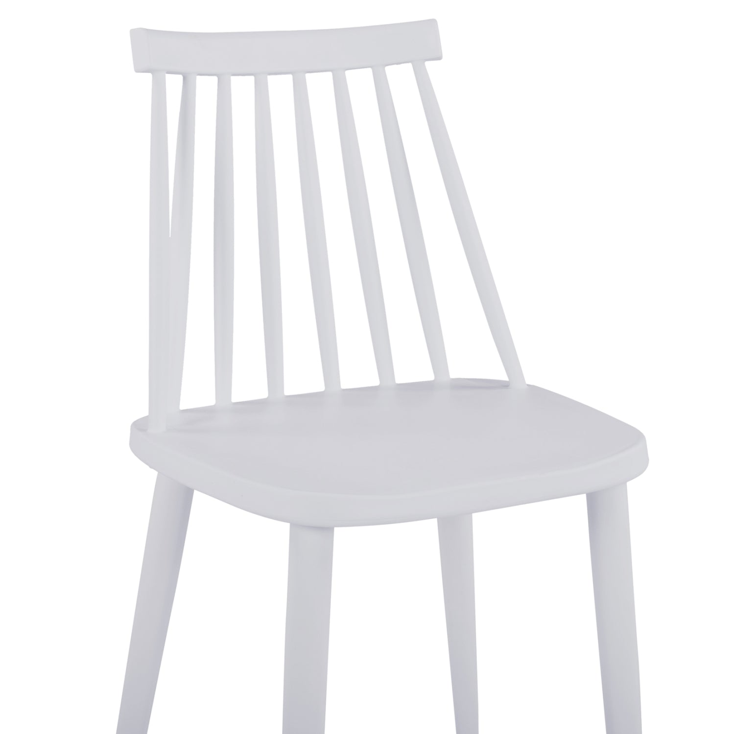 DINING SET 5PCS OFIRA HM10634 MDF TOP IN SONAMA--DINING CHAIRS IN WHITE