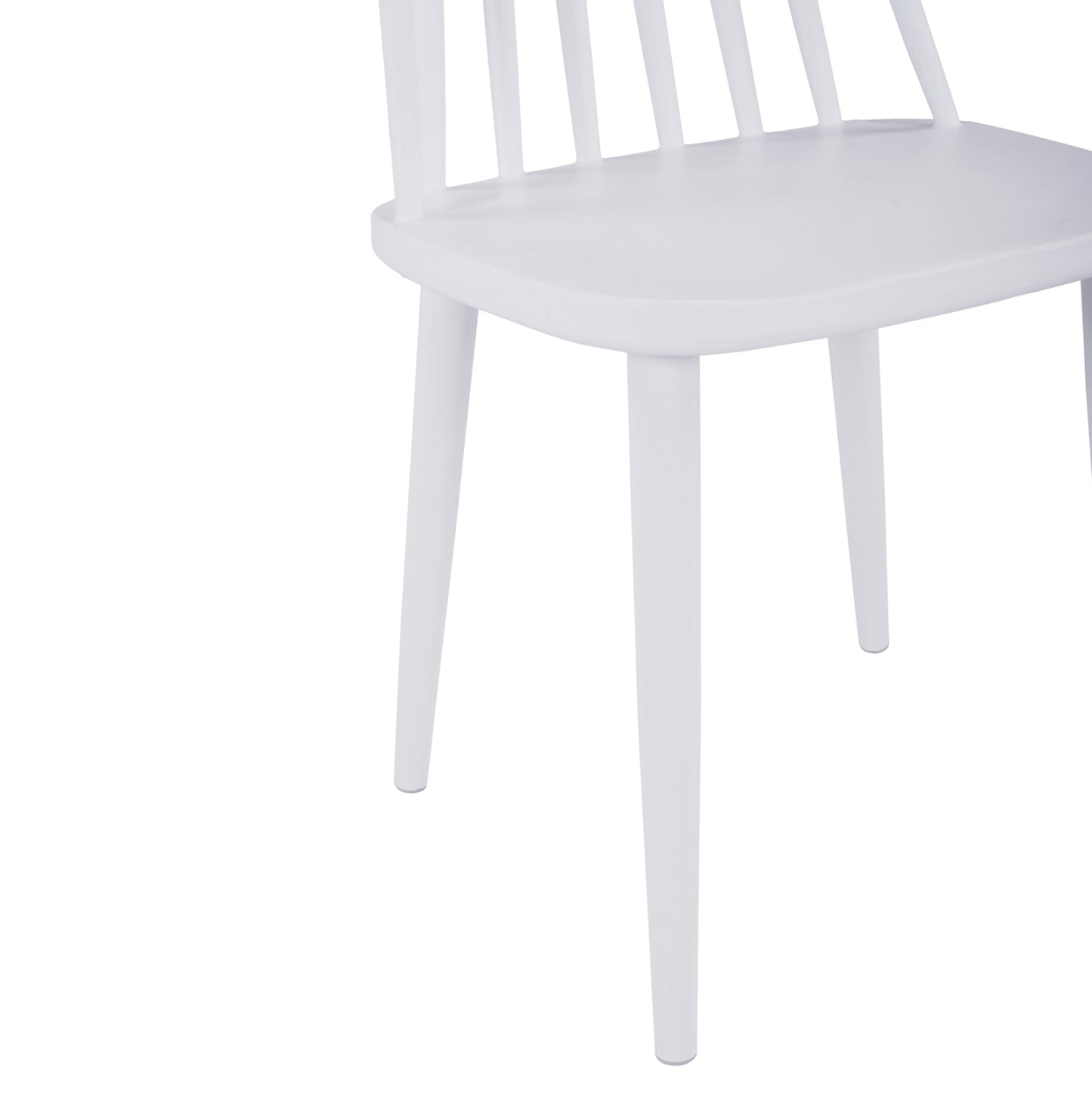 DINING SET 5PCS OFIRA HM10634 MDF TOP IN SONAMA--DINING CHAIRS IN WHITE
