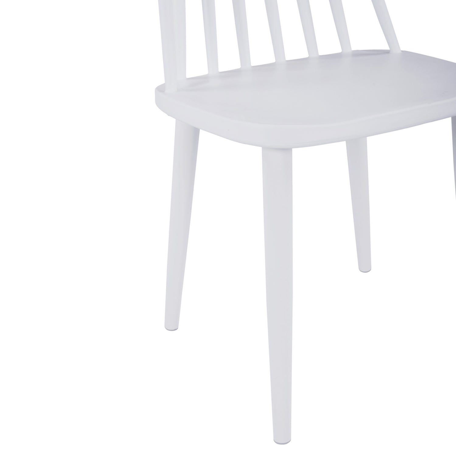 DINING SET 5PCS OFIRA HM10634 MDF TOP IN SONAMA--DINING CHAIRS IN WHITE