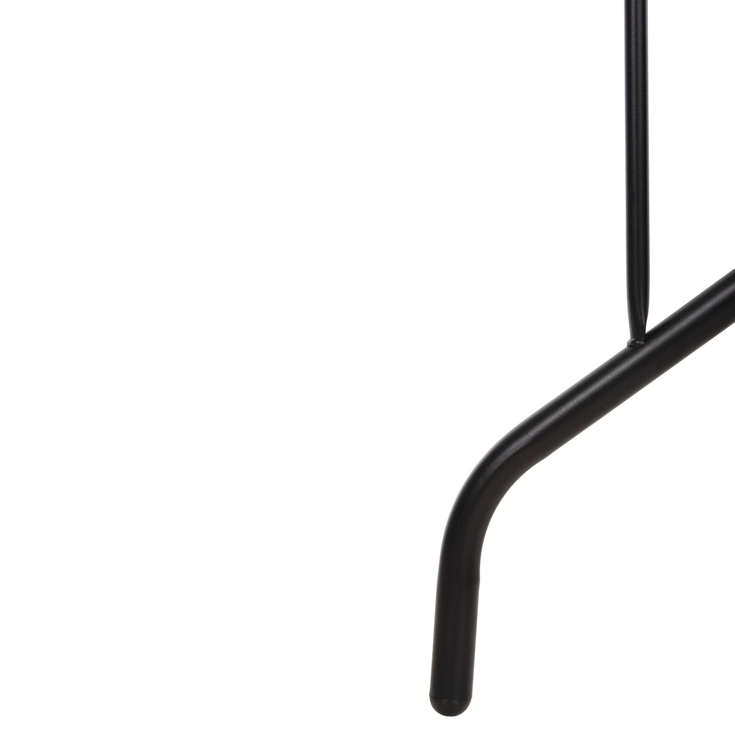 OUTDOOR DINING SET 5PCS ADAM HM10727.03 METAL CHAIRS & TABLE 120x70cm BLACK