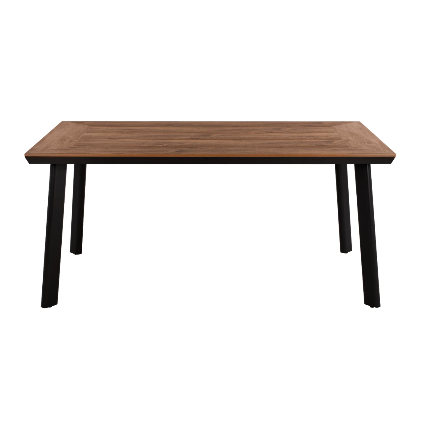 OUTDOOR DINING SET 5PCS TABER HM10824.02 ALUMINUM IN DARK GREY--POLYWOOD--P.E.ROPE IN BEIGE
