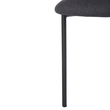 DINING SET 5PCS RAVEN HM21069.02 CERAMIC TOP IN BLACK MARBLE & 4 CHAIRS