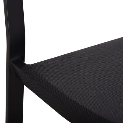 OUTDOOR DINING SET 5PCS ADAM HM21160 ALUMINUM CHAIRS & TABLE 120x70 GREY