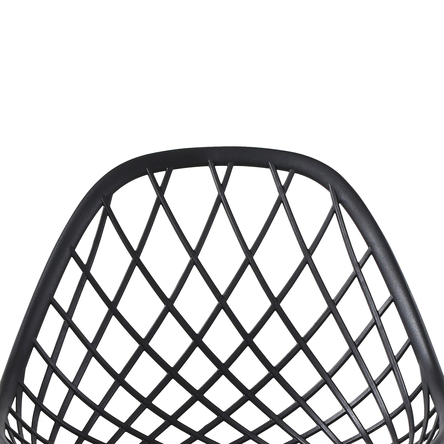 DINING SET 5PCS LIO HM21175 MDF TOP & POLYPROPYLENE IN BLACK