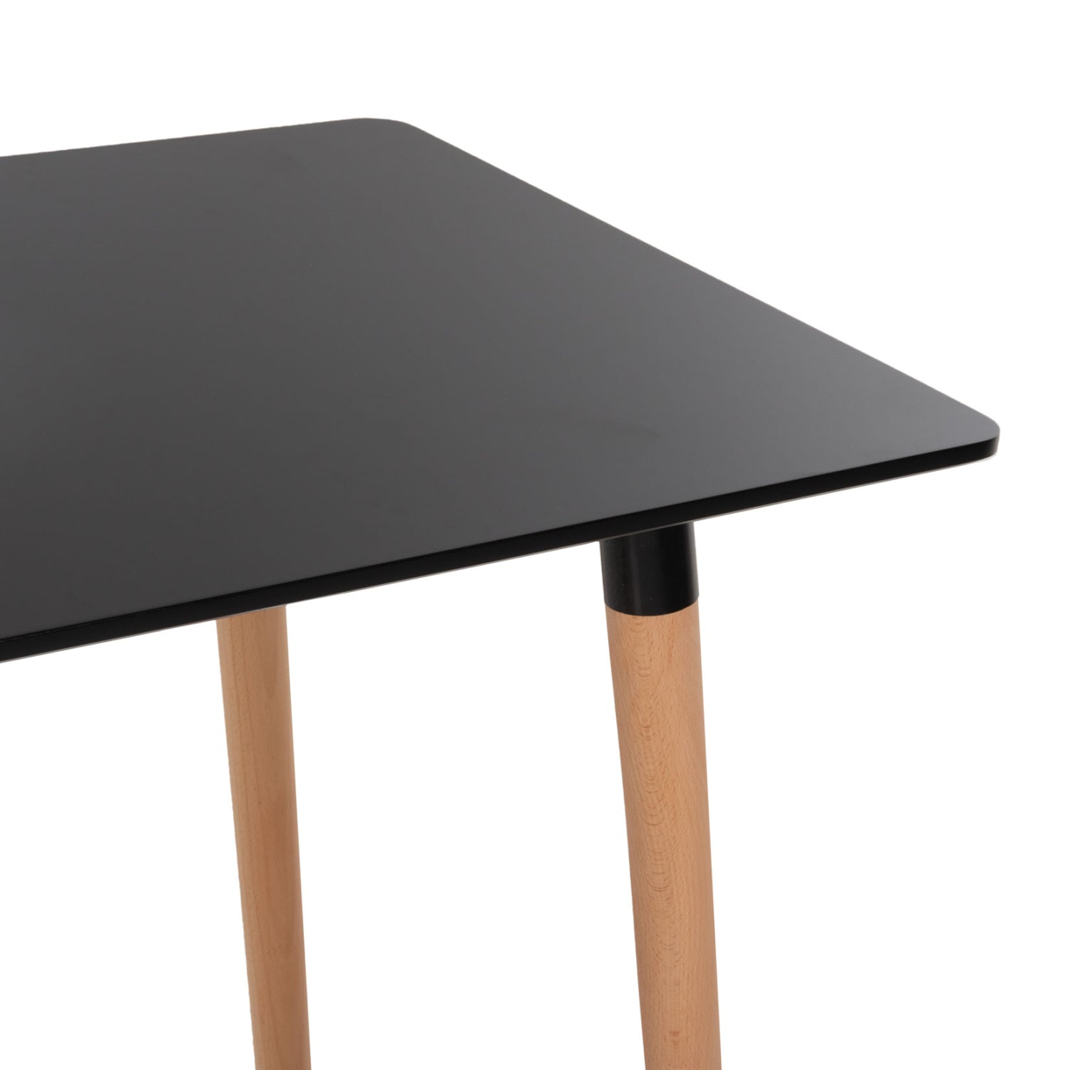 DINING SET 5PCS LIO HM21175 MDF TOP & POLYPROPYLENE IN BLACK