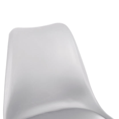 DINING SET 5PCS VEGAS HM21184 MDF TOP IN WHITE--BEECH LEGS