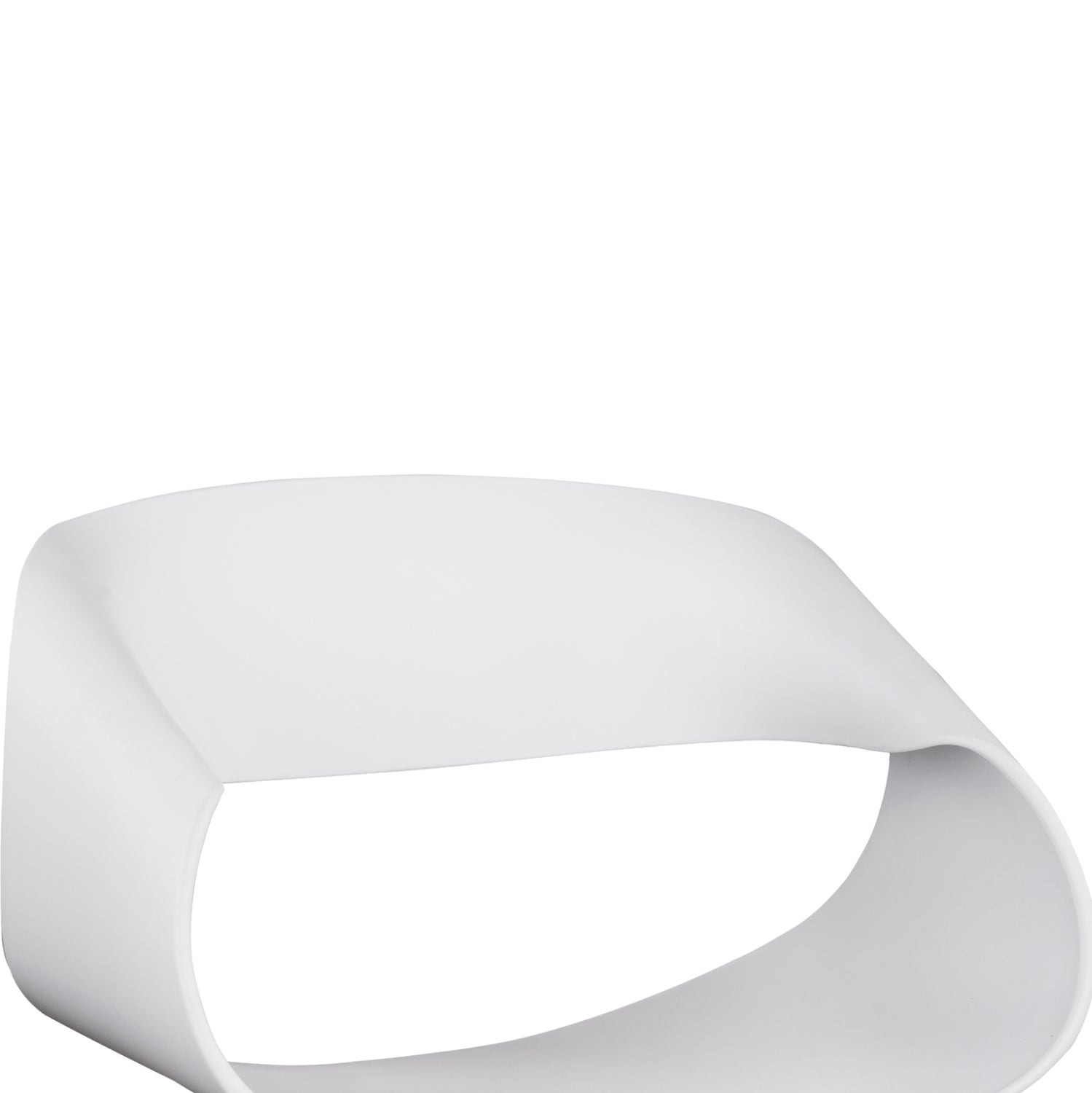 DINING SET 5PCS MAGGIE HM21186 MDF TOP & POLYPROPYLENE IN WHITE COLOR