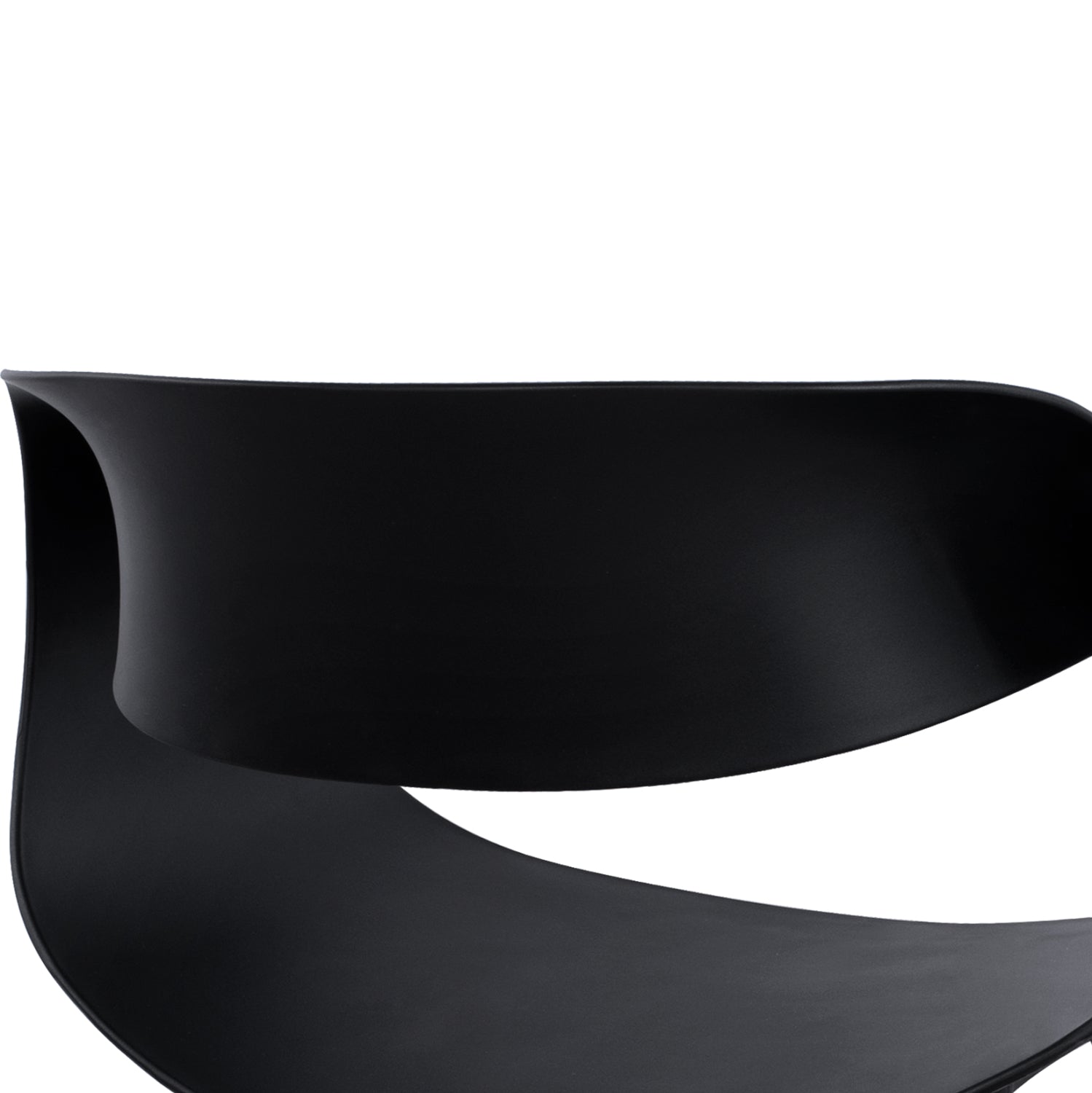 DINING SET 5PCS MAGGIE HM21187 MDF TOP & POLYPROPYLENE IN BLACK COLOR