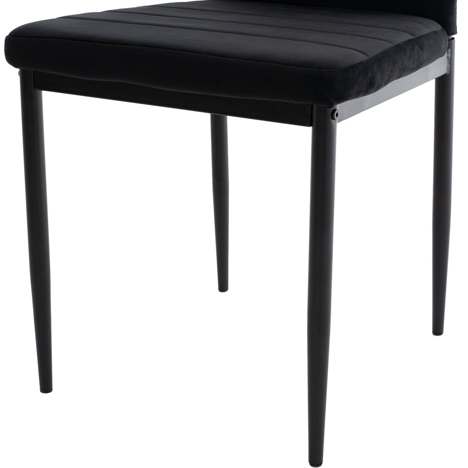 DINING SET 5PCS RAVEN HM21224.02 CERAMIC TOP BLACK MARBLE--BLACK VELVET