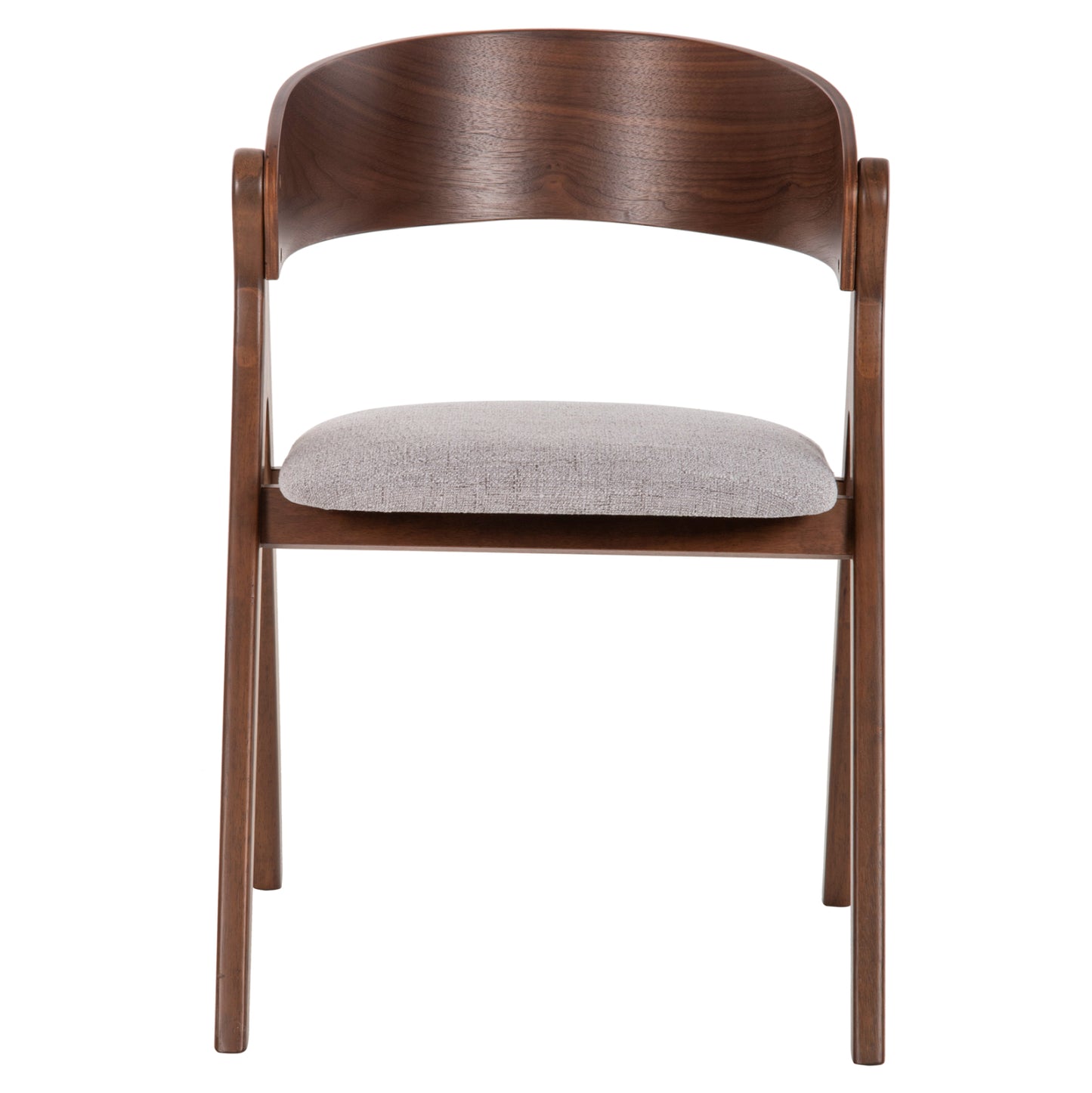 DINING SET 5PCS NEKKER HM21340.01 SQUARE TABLE MADE OF MDF--CHAIRS MADE OF RUBBERWOOD & FABRIC