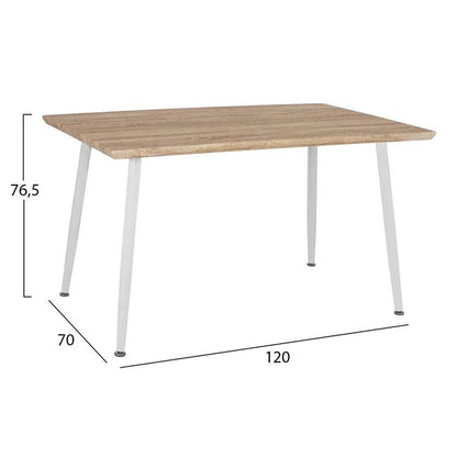 Set Dining Table 5 pieces HM10350.02 Table 120x70x76,5 cm & Chairs Vegas