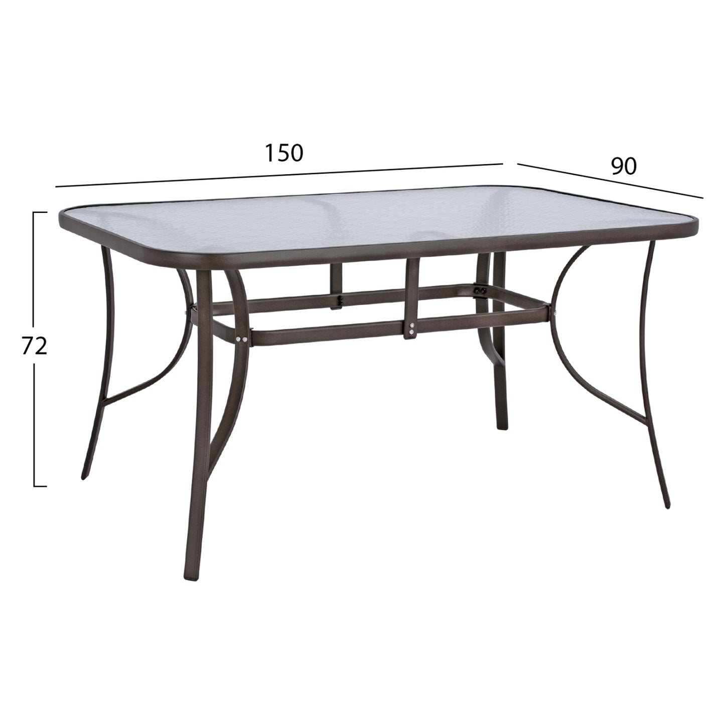 Set Dining Table 5 pieces with metallic frame Table & Chairs HM5201