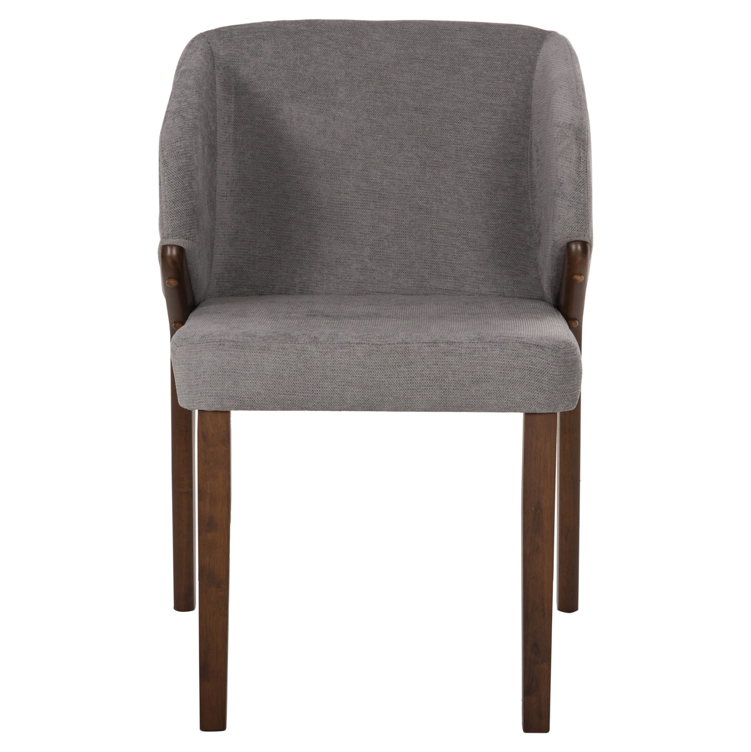 DINING SET 7PCS RINER HM21338 TABLE MADE OF MDF--CHAIRS MADE OF RUBBERWOOD & FABRIC