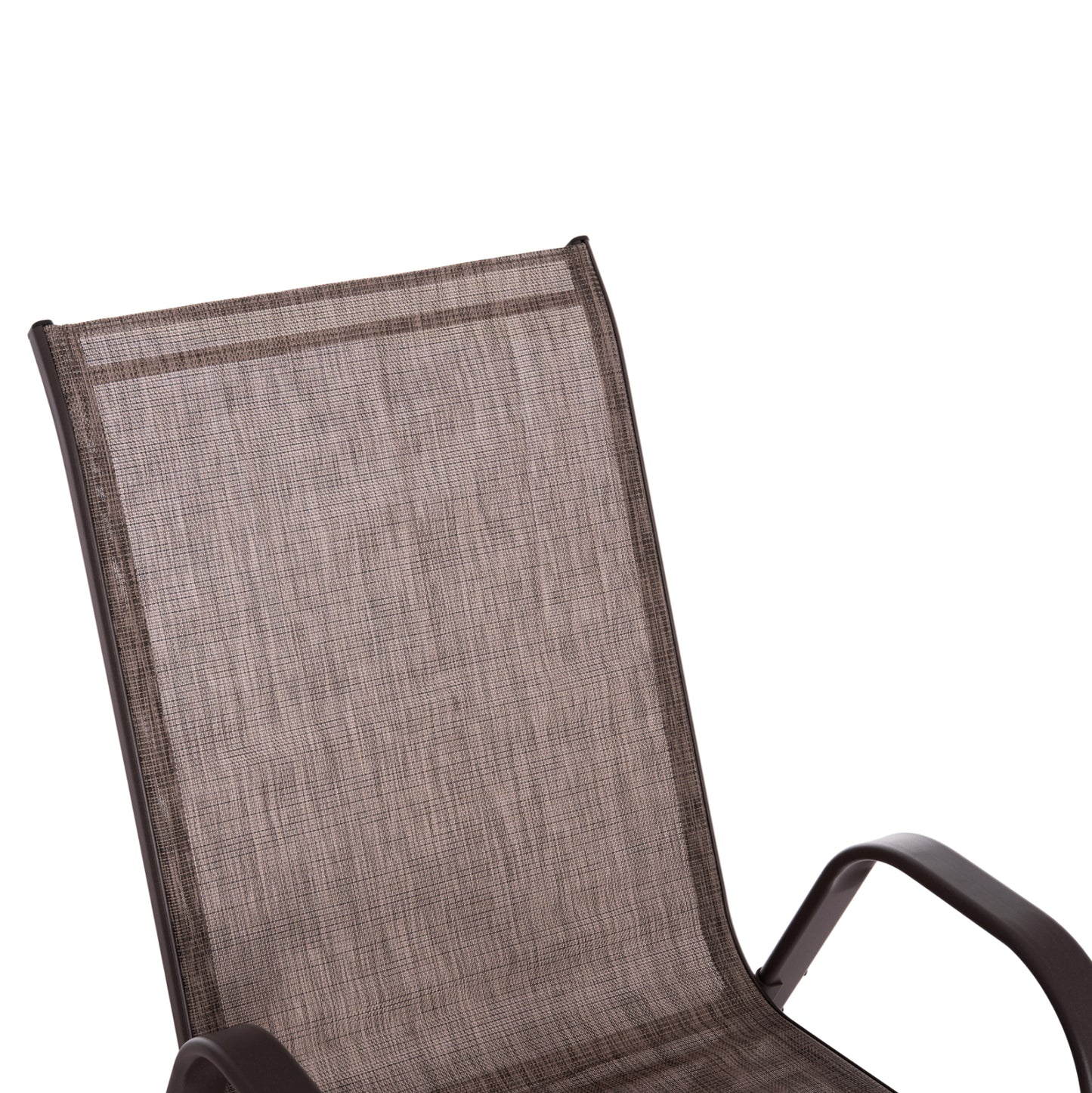 OUTDOOR DINING SET 7PCS IN BROWN COLOR HM10557.02