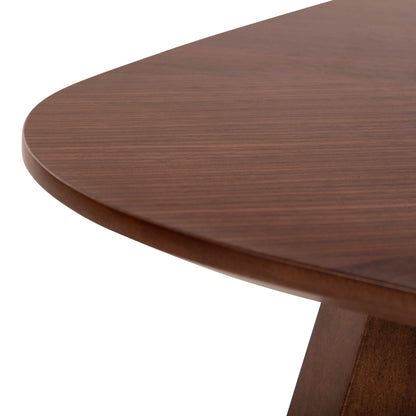 DINING SET 9PCS RIDER HM21341 SQUARE TABLE MADE OF MDF--CHAIRS MADE OF RUBBERWOOD & FABRIC