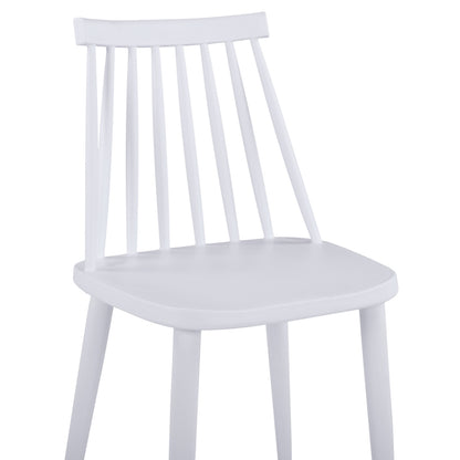 DINING SET 5PCS PALOMA HM11389 WHITE-SONAMA MDF TOP