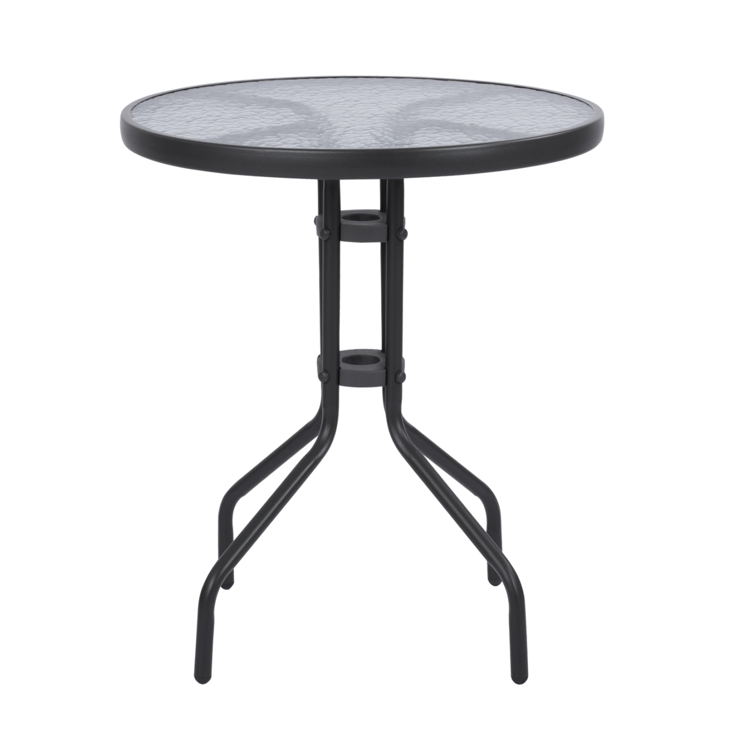 OUTDOOR 3PCS DINING SET LIMA HM10879.02 METAL IN GREY & P.E.RATTAN IN NATURAL (ROUND)