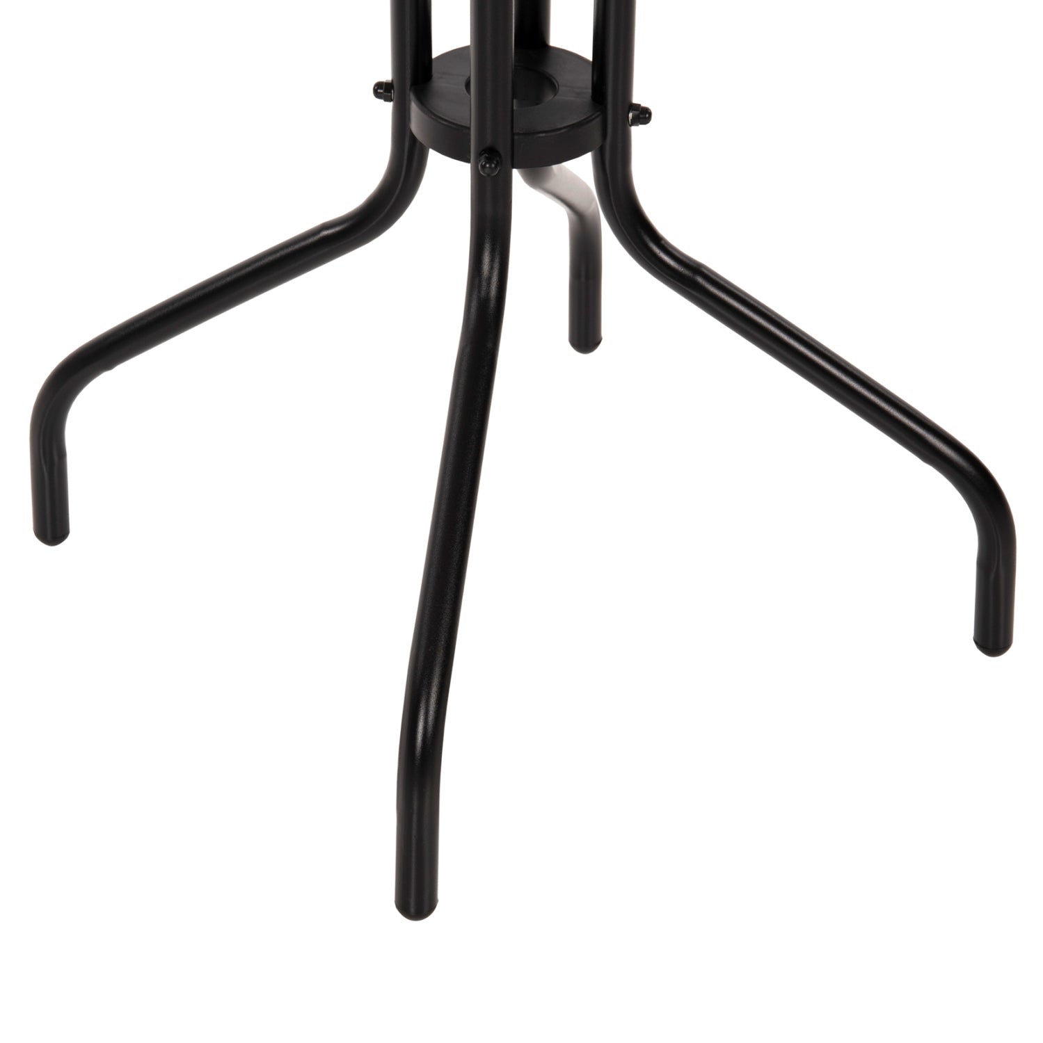 OUTDOOR 3PCS DINING SET LIMA HM10881.03 METAL & TEXTILENE IN BLACK (ROUND)