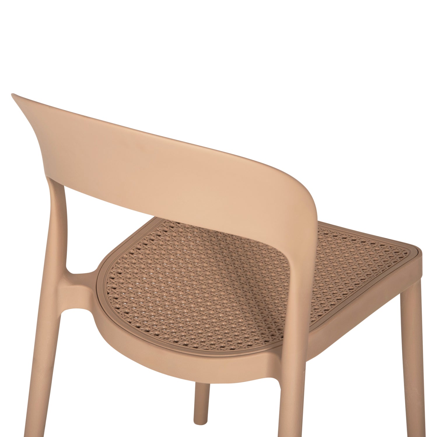 OUTDOOR DINING SET 3PCS CLEO HM21136 POLYPROPYLENE IN CAPPUCCINO COLOR