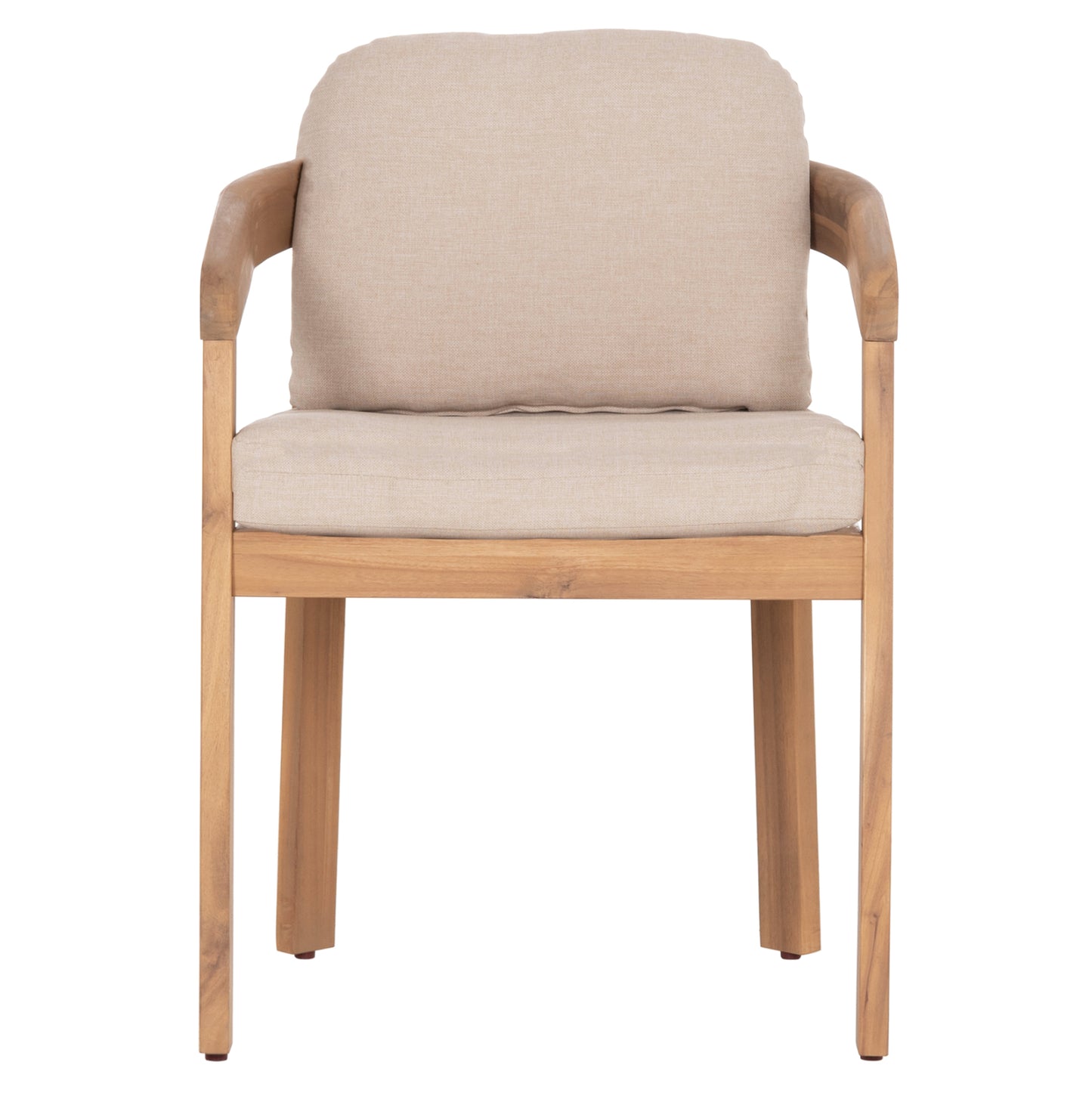 OUTDOOR DINING SET 5PCS CRAVIN HM10904 ACACIA WOOD IN NATURAL--CUSHIONS IN BEIGE