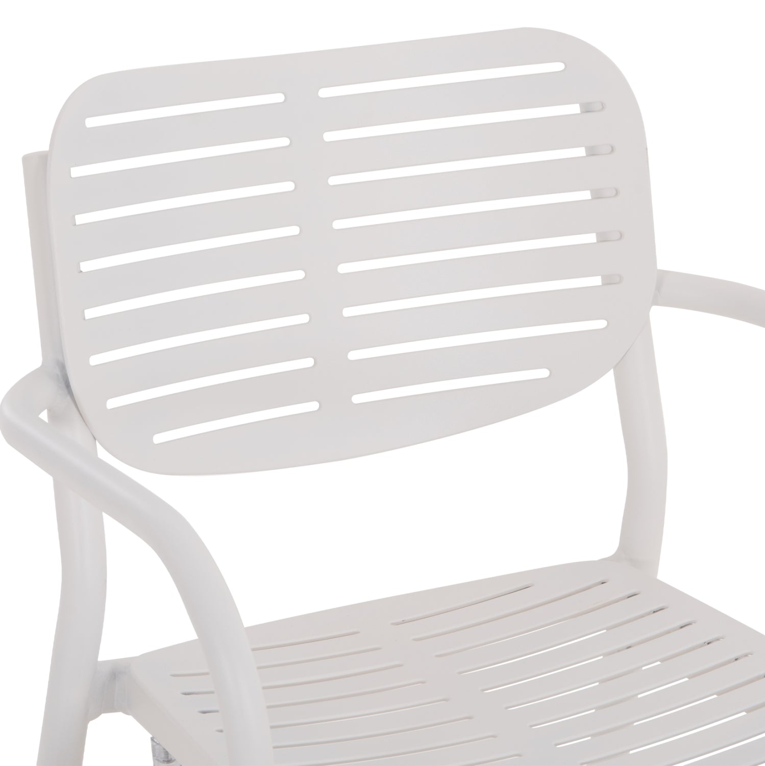 OUTDOOR DINING SET 5PCS HILLIARD HM10998.01 WHITE ALUMINUM-POLYWOOD