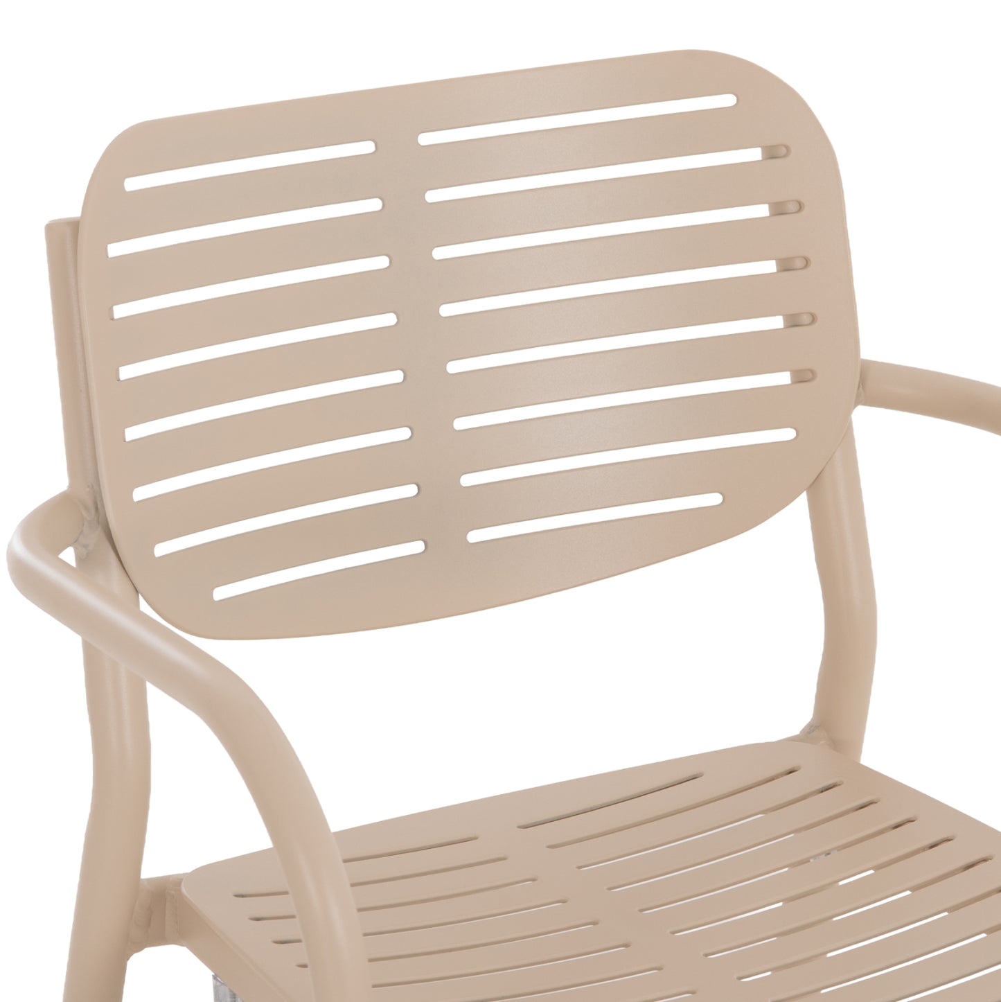 OUTDOOR DINING SET 5PCS HILLIARD HM10998.04 CHAMPAGNE COLORED ALUMINUM-POLYWOOD
