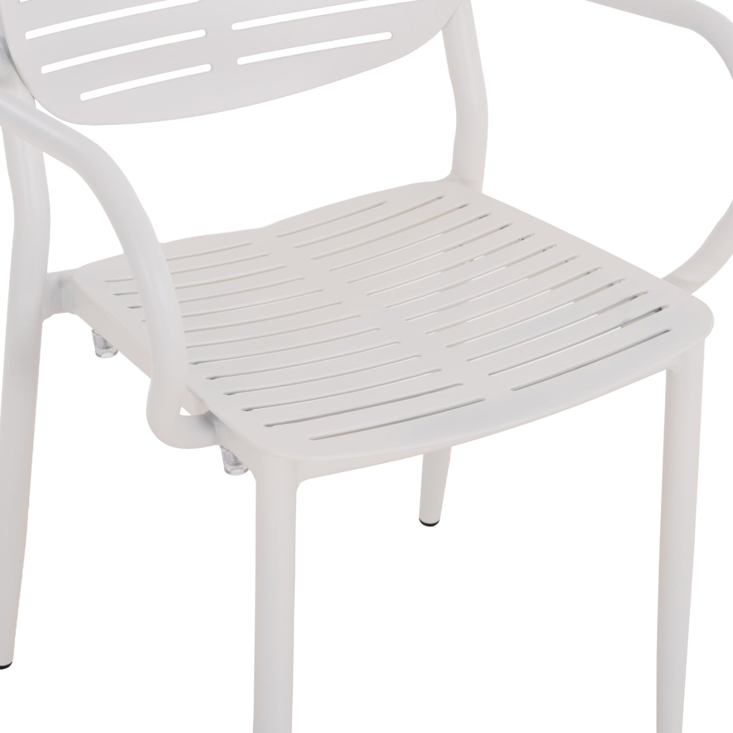 OUTDOOR DINING SET 5PCS HILLIARD HM10998.01 WHITE ALUMINUM-POLYWOOD