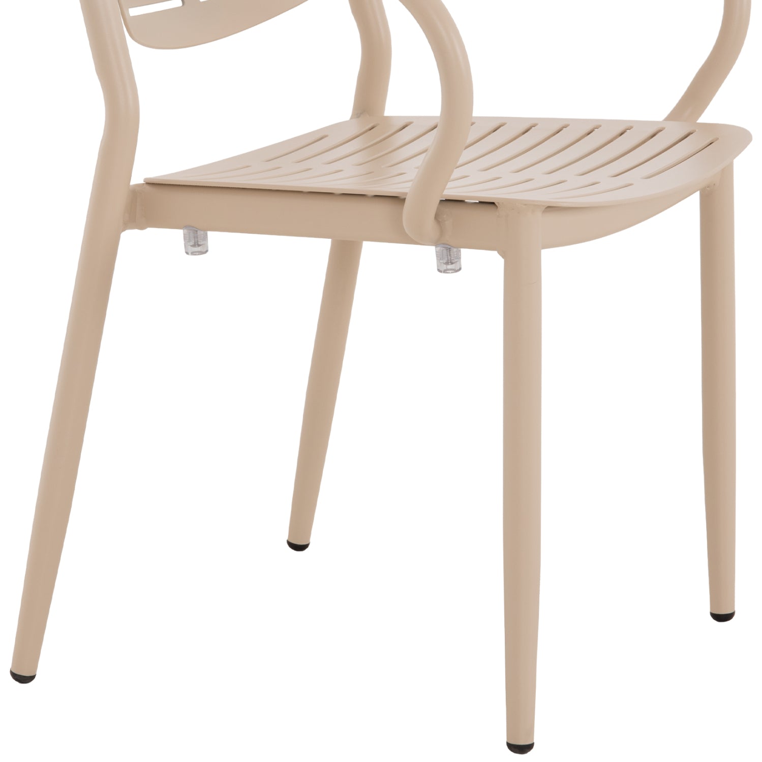 OUTDOOR DINING SET 5PCS HILLIARD HM10998.04 CHAMPAGNE COLORED ALUMINUM-POLYWOOD