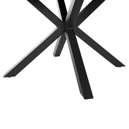 OUTDOOR DINING SET 5PCS CAMDEN HM11001.01 ALUMINUM IN ANTHRACITE--ECRU CUSHIONS
