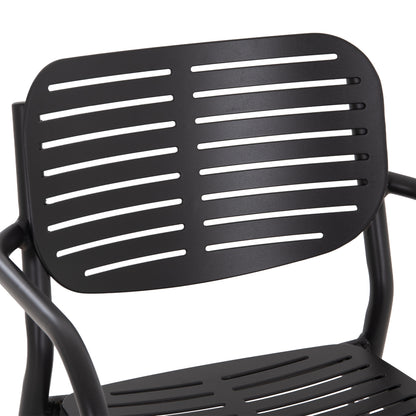 OUTDOOR DINING SET 5PCS HILLIARD HM10998.03 ANTHRACITE ALUMINUM-POLYWOOD
