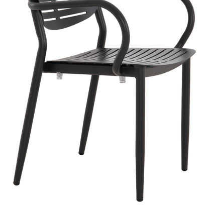 OUTDOOR DINING SET 5PCS HILLIARD HM10998.03 ANTHRACITE ALUMINUM-POLYWOOD