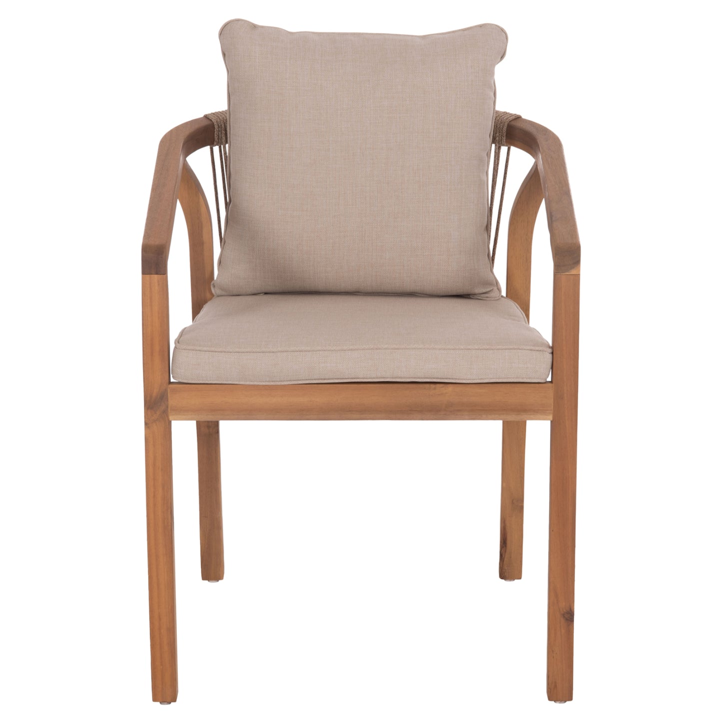 OUTDOOR DINING SET 7PCS CONTREL HM10899.01 ACACIA WOOD IN NATURAL--CUSHIONS IN BEIGE