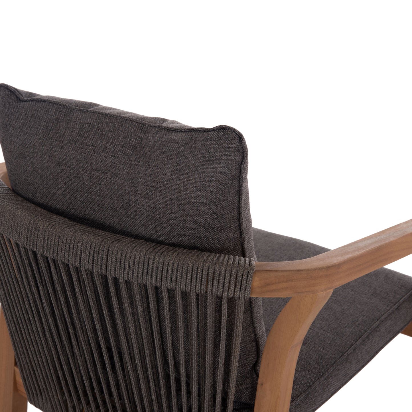 OUTDOOR DINING SET 7PCS CONTREL HM10901.02 ACACIA WOOD IN NATURAL--CUSHIONS IN GREY