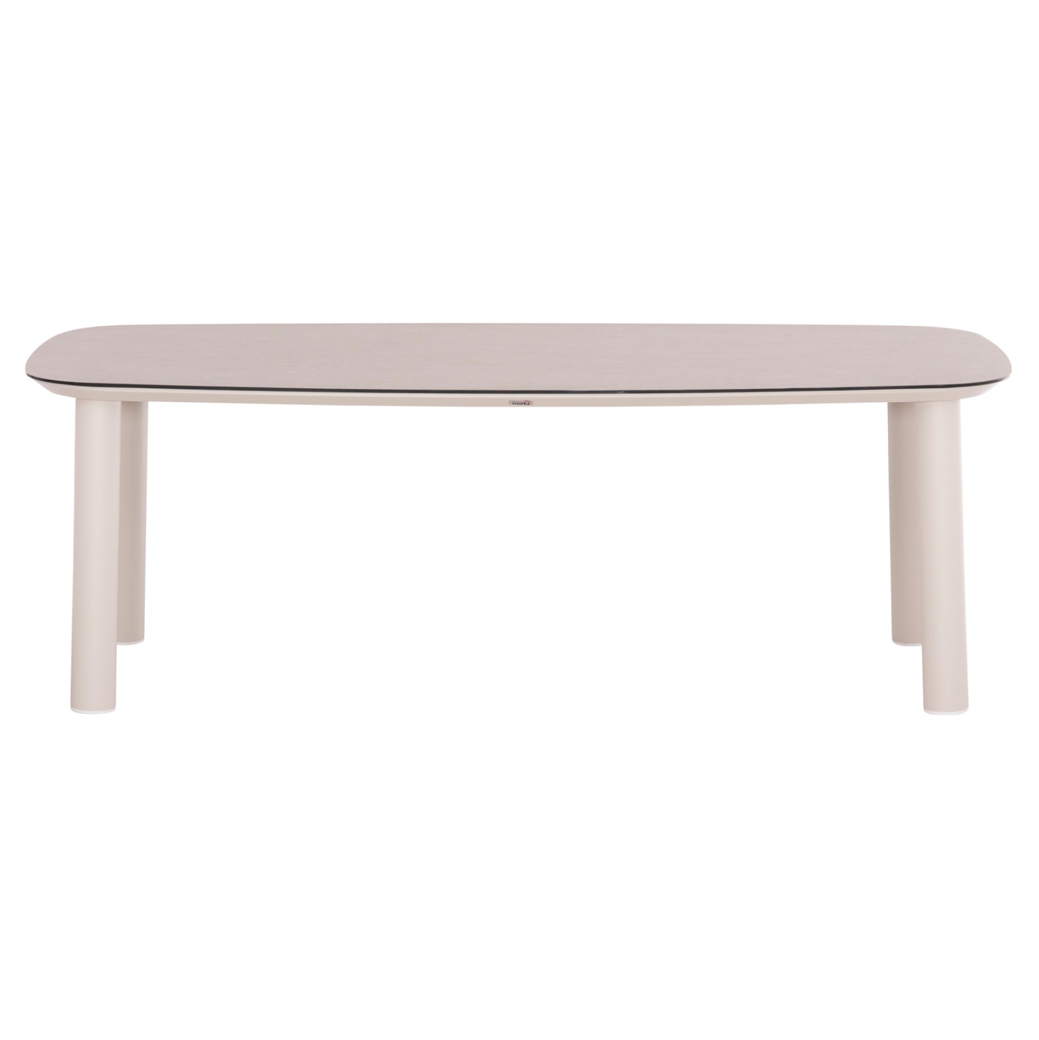 OUTDOOR DINING SET 7PCS SENTI HM10908.02 ALUMINUM IN CREAM WHITE & BEIGE OLEFIN CUSHION COVERS