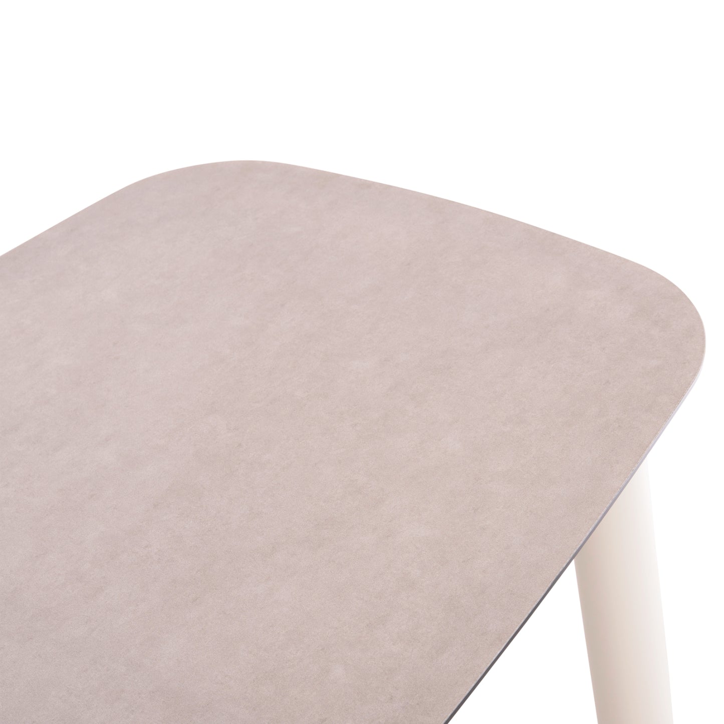 OUTDOOR DINING SET 7PCS SENTI HM10908.02 ALUMINUM IN CREAM WHITE & BEIGE OLEFIN CUSHION COVERS