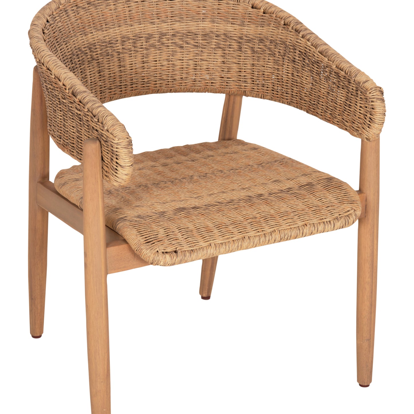 OUTDOOR DINING SET 7PCS FILEM HM10910 ACACIA WOOD & ROPE IN NATURAL COLORS